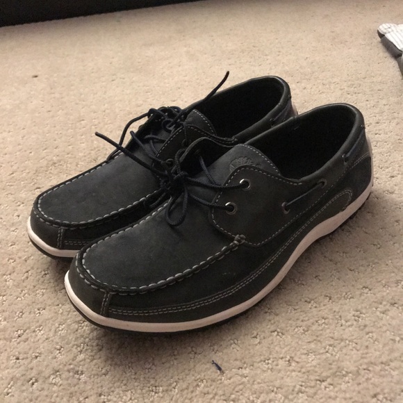 Timberland Sliders—Navy Blue - Picture 1 of 2